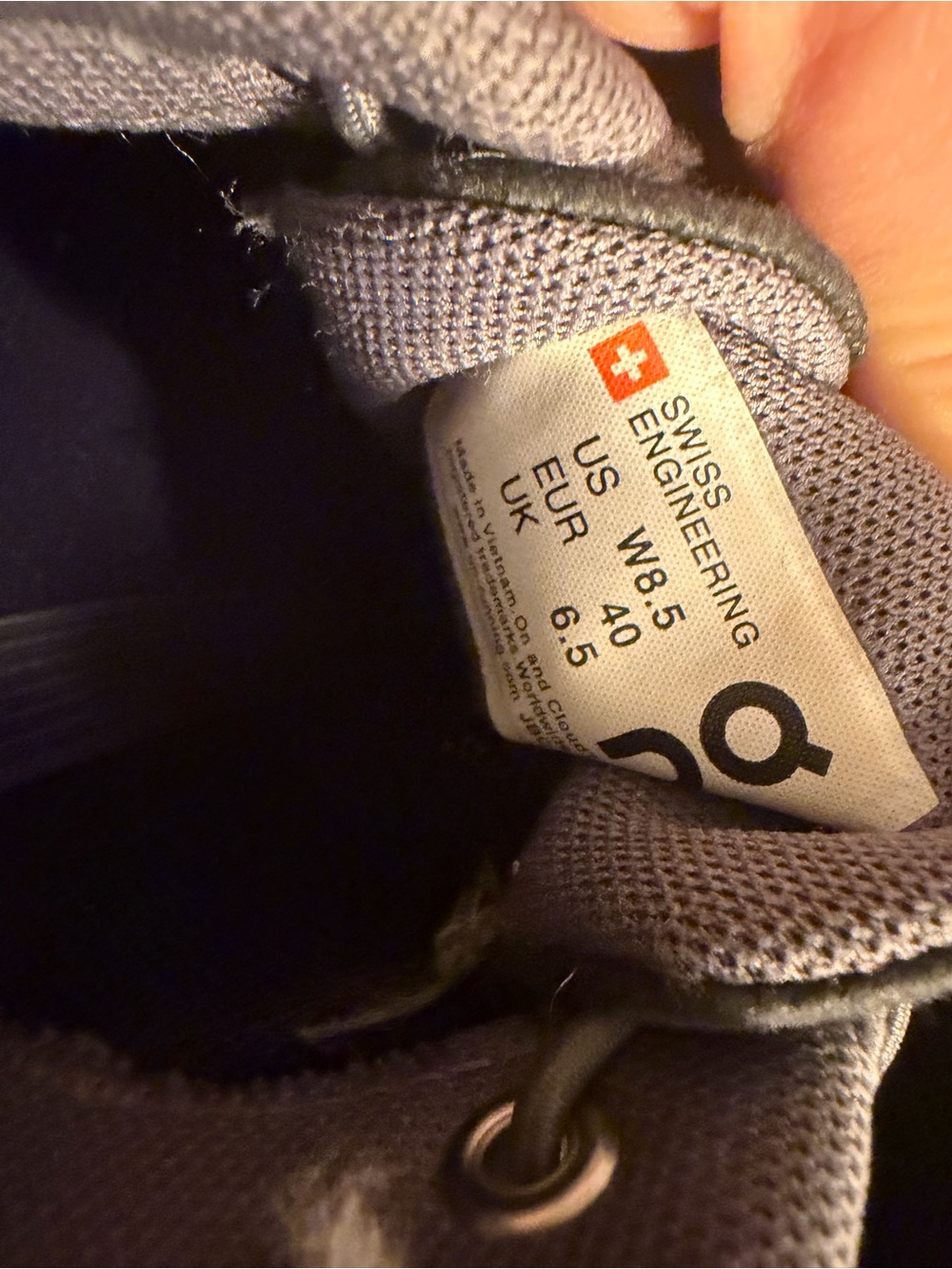 On Running Kids Black and Gray Sneakers - Picture 4 of 4